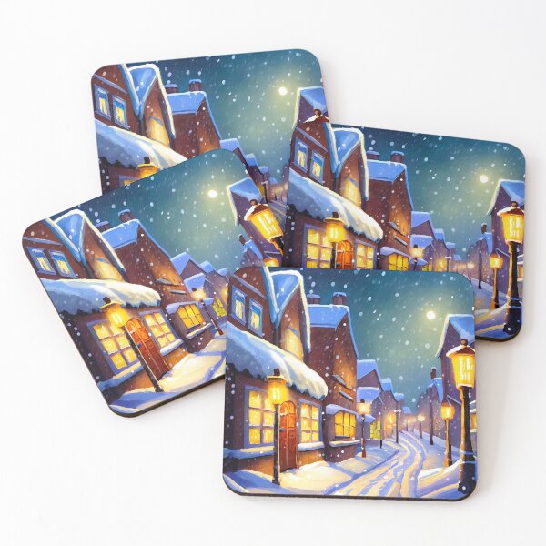 Item preview, Winter night in the city designed and sold by TBMdesigns.