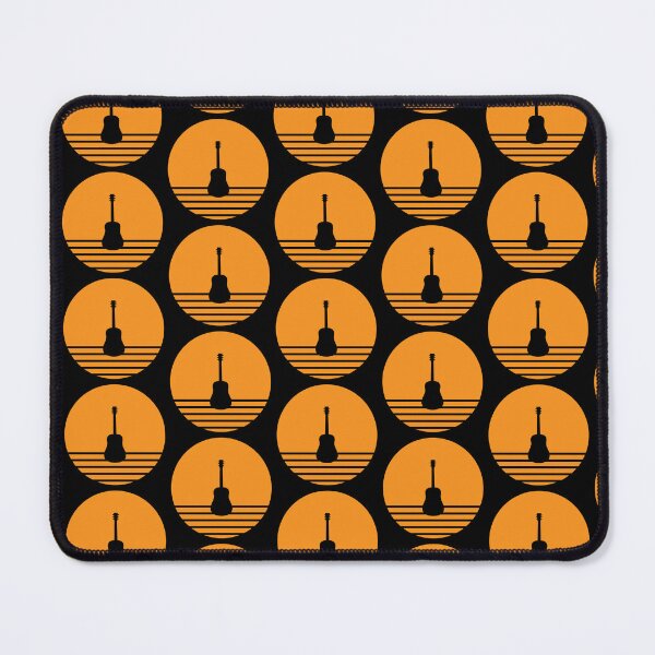 Item preview, Retro Sunset Acoustic Guitar Silhouette designed and sold by JPareDesign.