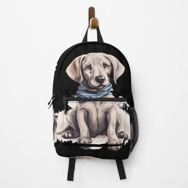 Item preview, Cute Silver Grey Labrador Retriever Puppy Illustration designed and sold by NBSStore.