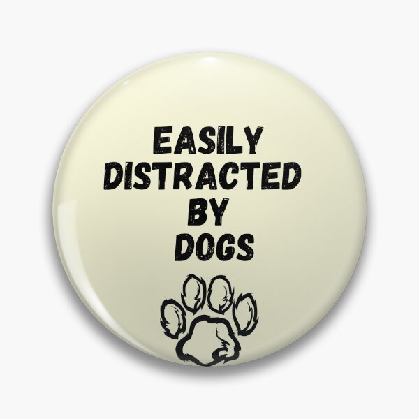 Item preview, Easily Distracted by Dogs - Canine Daydreamer,A Pawsitively Stylish Collection designed and sold by CYGIS STORE.
