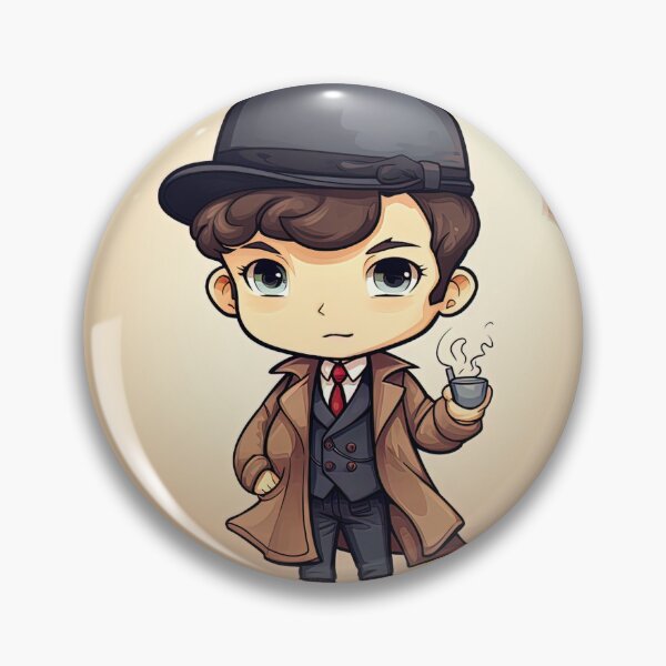 Item preview, Sherlock Holmes | cute style designed and sold by ComicsFactory.