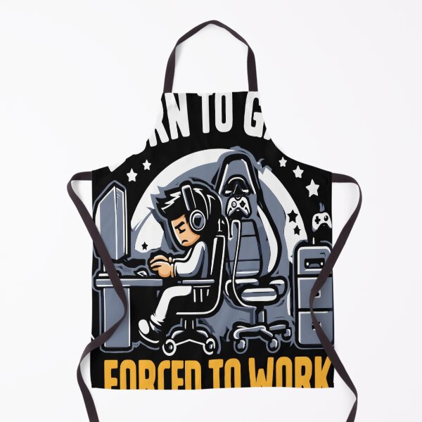 Item preview, Born To Game Forced To Work Funny Gamer designed and sold by KitonicTees.