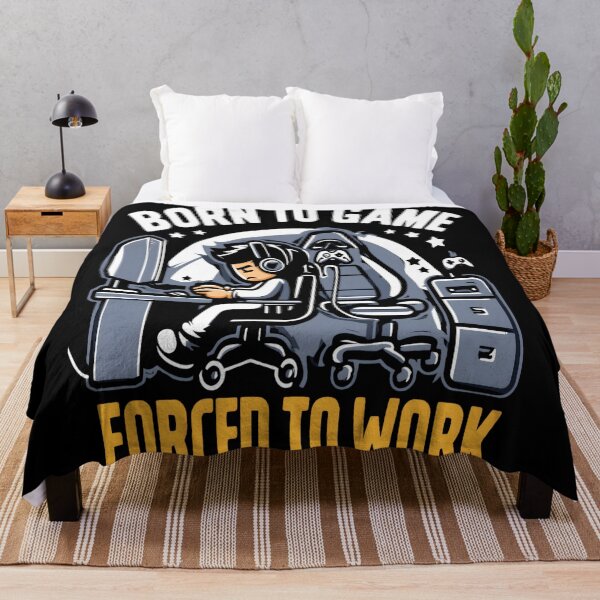 Item preview, Born To Game Forced To Work Funny Gamer designed and sold by KitonicTees.