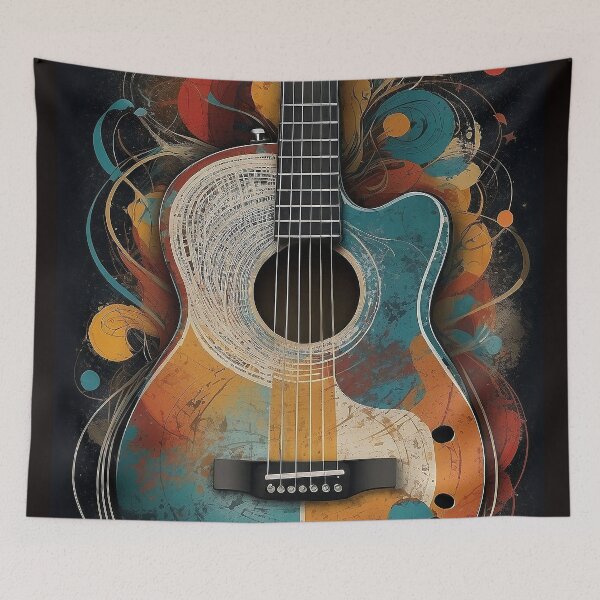 Item preview, Guitar Strings Art designed and sold by xavoblues.