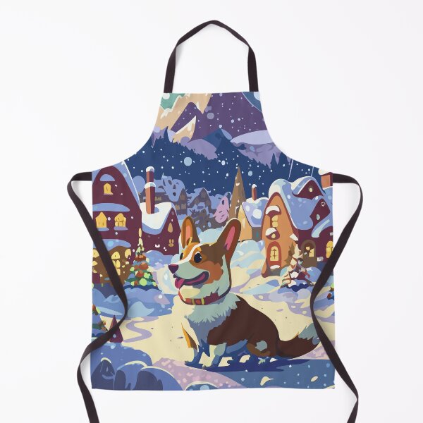 Item preview, Corgi in Christmas Town designed and sold by Corgi-at-night.