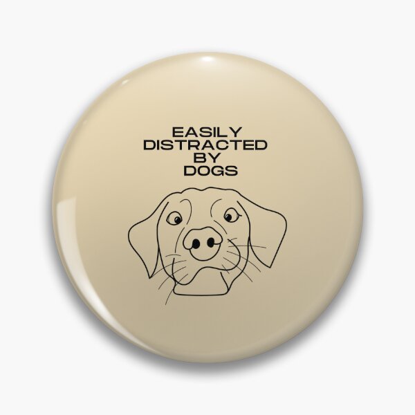 Item preview, Easily Distracted by Dogs - Canine Daydreamer,A Pawsitively Stylish Collection designed and sold by CYGIS STORE.