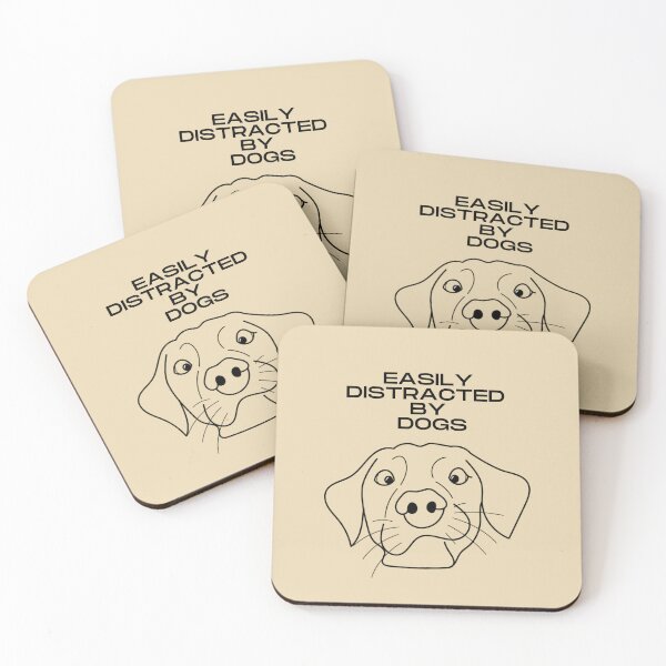 Item preview, Easily Distracted by Dogs - Canine Daydreamer,A Pawsitively Stylish Collection designed and sold by CYGIS STORE.