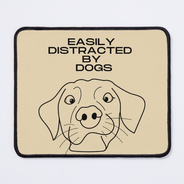 Item preview, Easily Distracted by Dogs - Canine Daydreamer,A Pawsitively Stylish Collection designed and sold by CYGIS STORE.