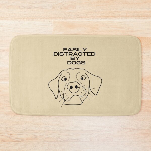 Item preview, Easily Distracted by Dogs - Canine Daydreamer,A Pawsitively Stylish Collection designed and sold by CYGIS STORE.