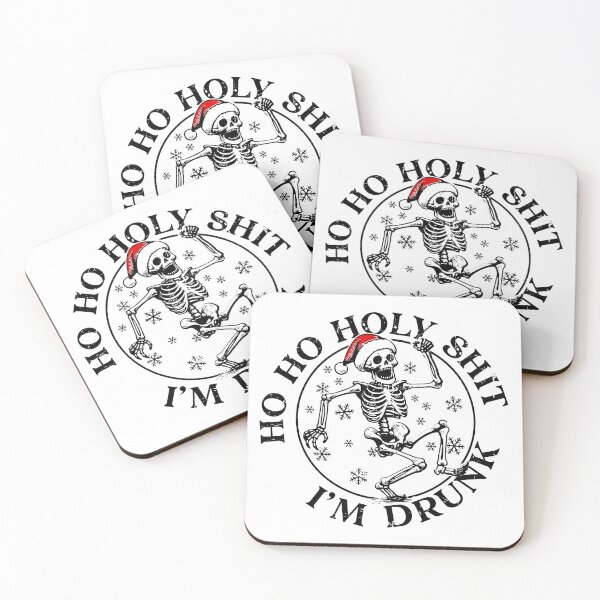 Item preview, Ho Ho Holy Shit I'm Drunk, Funny Santa Claus Quotes designed and sold by EsteticaVerus.