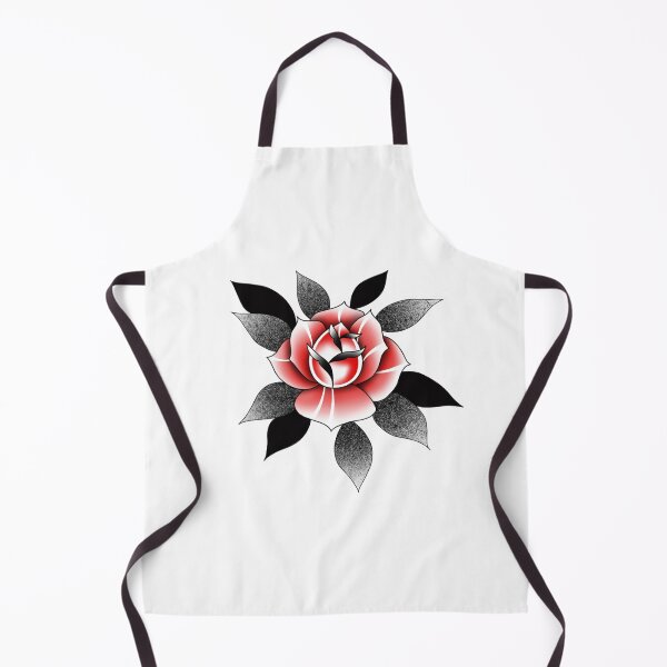 Item preview, old school red rose designed and sold by Surreal Ilustra.
