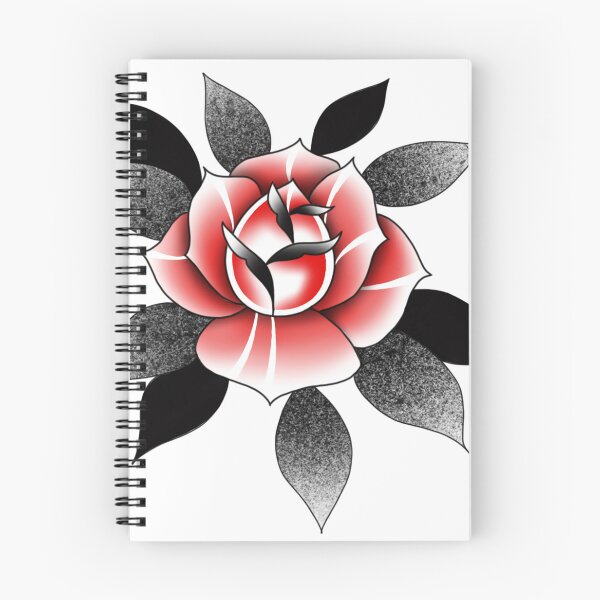 Item preview, old school red rose designed and sold by Surreal Ilustra.