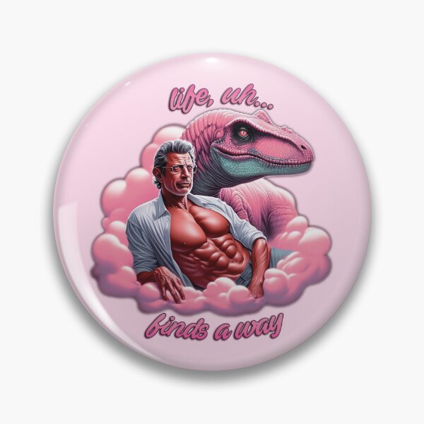 Item preview, Life, uh... Finds a Way Pink Ian Malcolm designed and sold by liminalcandy.