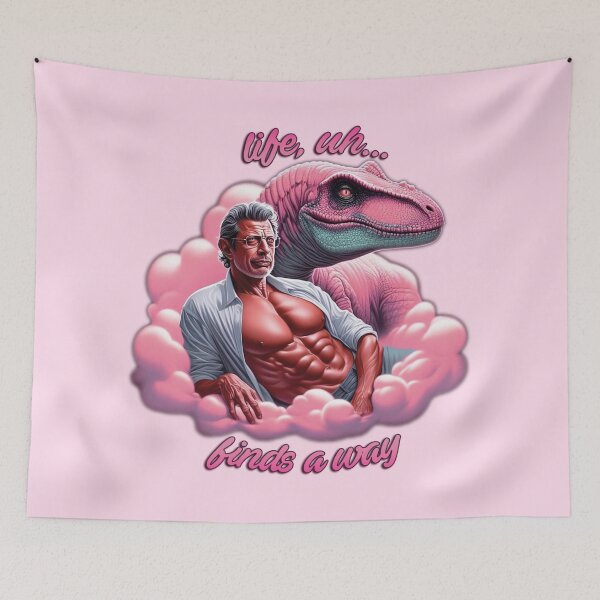 Item preview, Life, uh... Finds a Way Pink Ian Malcolm designed and sold by liminalcandy.