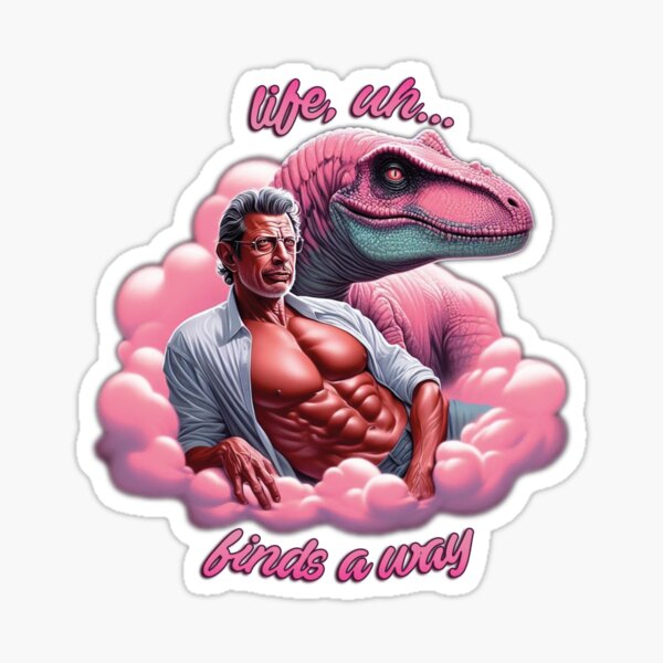 Item preview, Life, uh... Finds a Way Pink Ian Malcolm designed and sold by liminalcandy.