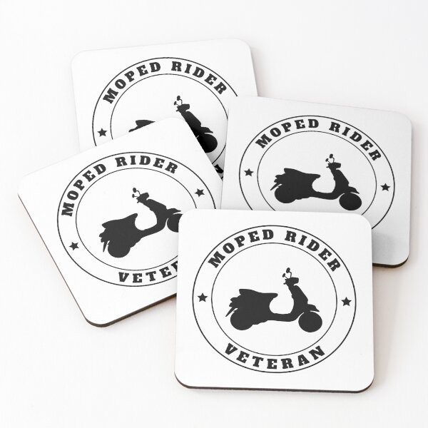 Item preview, Moped Rider Veteran Black / Antianeira designed and sold by Antianeira.