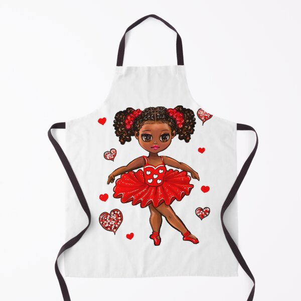 Item preview,  Black Girl Ballerina in Red Tutu | Young Dancer Art | African American Gifts designed and sold by Artonmytee.