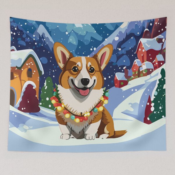 Item preview, Christmas Corgi designed and sold by Corgi-at-night.