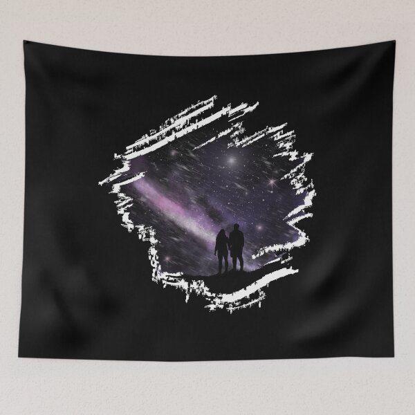 Item preview, Space cool T-shirt with starry sky print "Cosmic sky" designed and sold by flexify.
