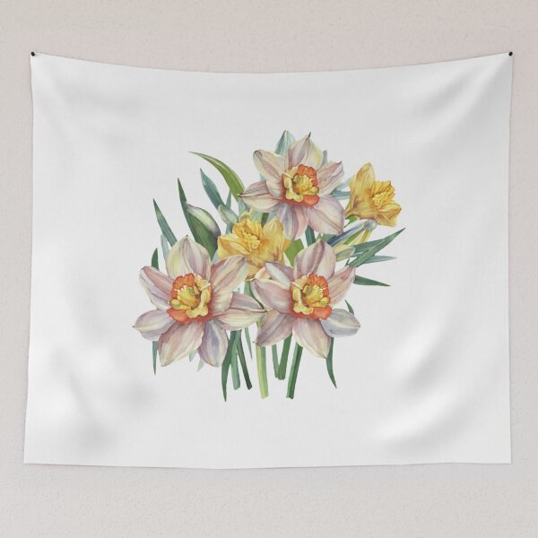 Item preview, Watercolor Yellow Daffodils designed and sold by Blink Art Studio.