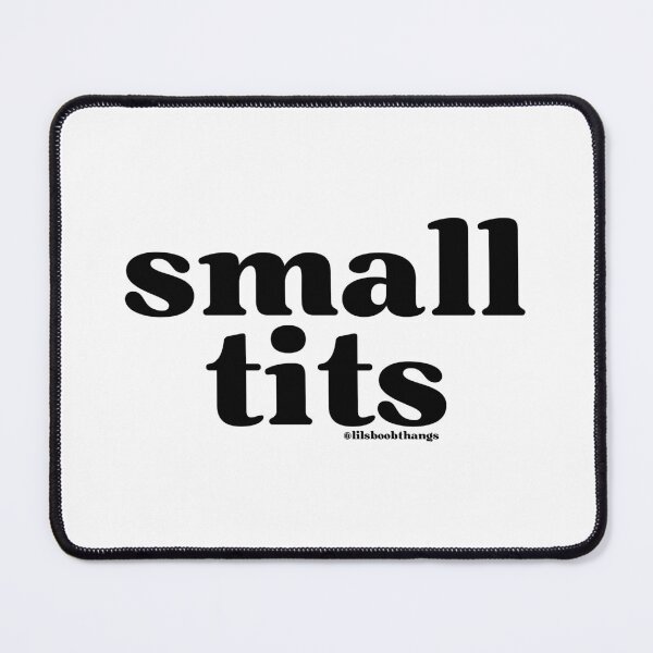 Item preview, Small tits, v2, black | @lilsboobthangs designed and sold by lilsboobthangs.