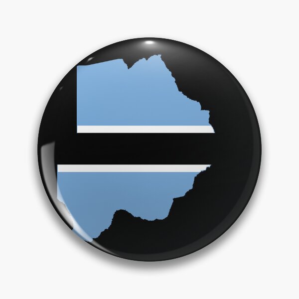 Item preview, Botswana map designed and sold by feether-store.