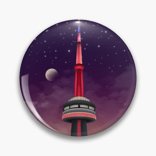 Item preview, City Tower Shine at Night designed and sold by LJArtworkDesign.