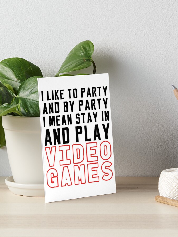 Study Hard Play Harder - Video Games Hardcover Journal for Sale by drakouv