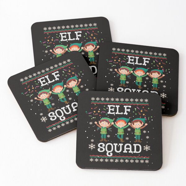 Item preview, Elf Squad Cute Chiristmas designed and sold by Creatique--Loft.