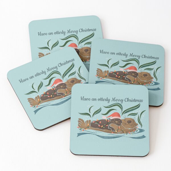 Item preview, Have An Otterly Merry Christmas designed and sold by ByAllyAlly.