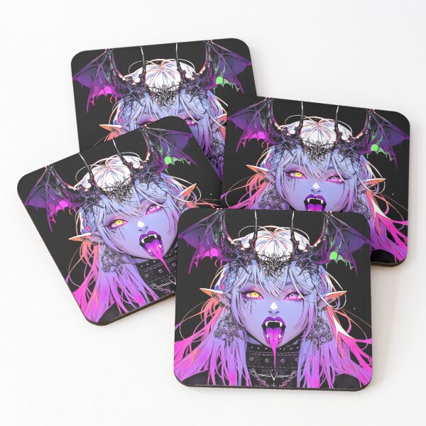 Item preview, Dark Fantasy Gothic Elven Vampire Anime Girl designed and sold by bubblegoth.