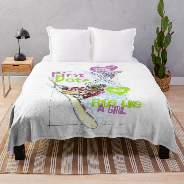 Item preview, First date falling in love skiing and snowboarding designed and sold by DrawnToColour.