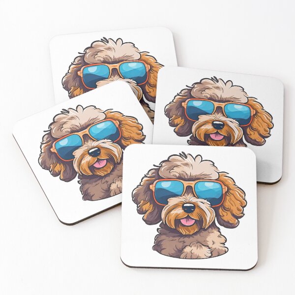 Artikelvorschau, Cockapoo trägt eine Sonnenbrille entworfen und verkauft von PupJoy.