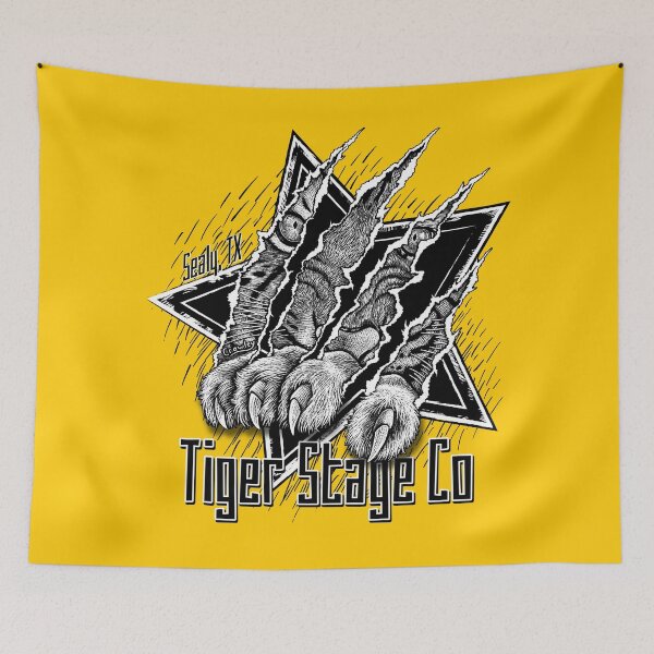 Item preview, Tiger Stage Co Ripped Tiger designed and sold by StevenCrawley.