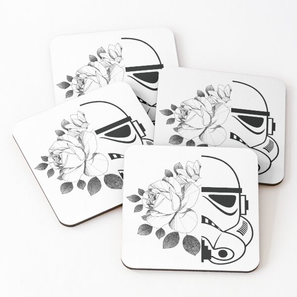 Item preview, stormtrooper with rose designed and sold by Surreal Ilustra.