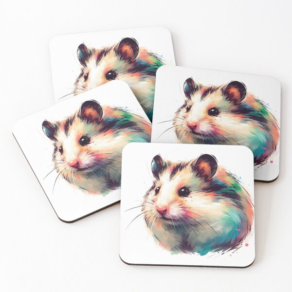 Item preview, Colorful beautiful cute hamster designed and sold by Marcoshop10.