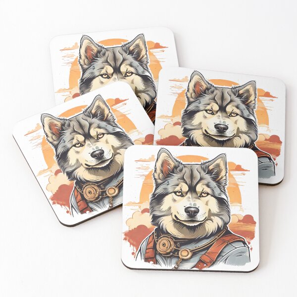 Item preview, Arctic Majesty: Alaskan Malamute Digital Art designed and sold by Fenomena Designs.