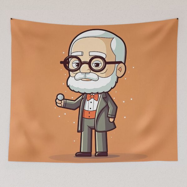 Item preview, Sigmund Freud | cute style designed and sold by ComicsFactory.