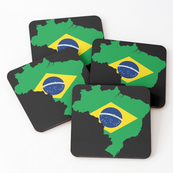 Item preview, Brazil map designed and sold by feether-store.