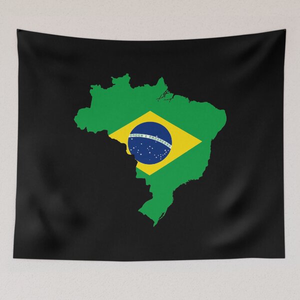 Item preview, Brazil map designed and sold by feether-store.