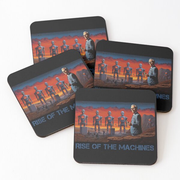 Item preview, Rise of the Machines - Abstract Sci-fi Art designed and sold by CoffeeRocket81.