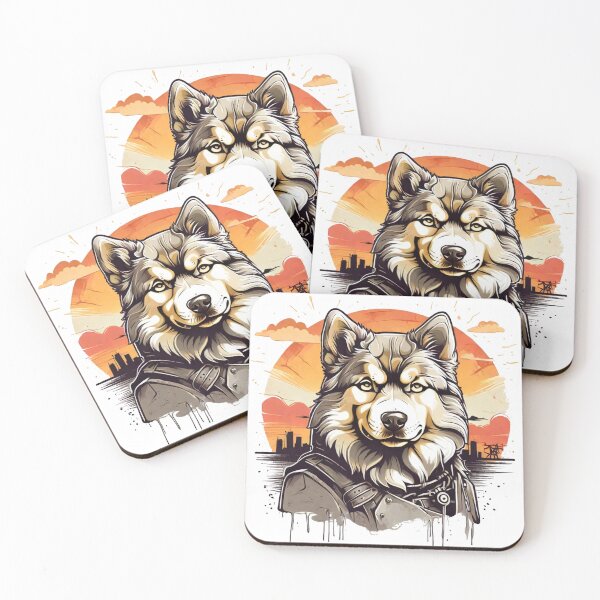 Item preview, Arctic Majesty: Alaskan Malamute Digital Art designed and sold by Fenomena Designs.