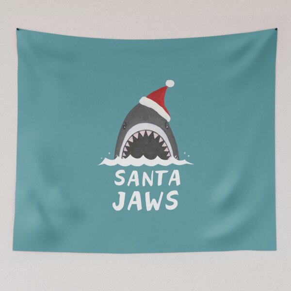 Item preview, Santa Jaws Christmas On The Way designed and sold by PrintWearZone.