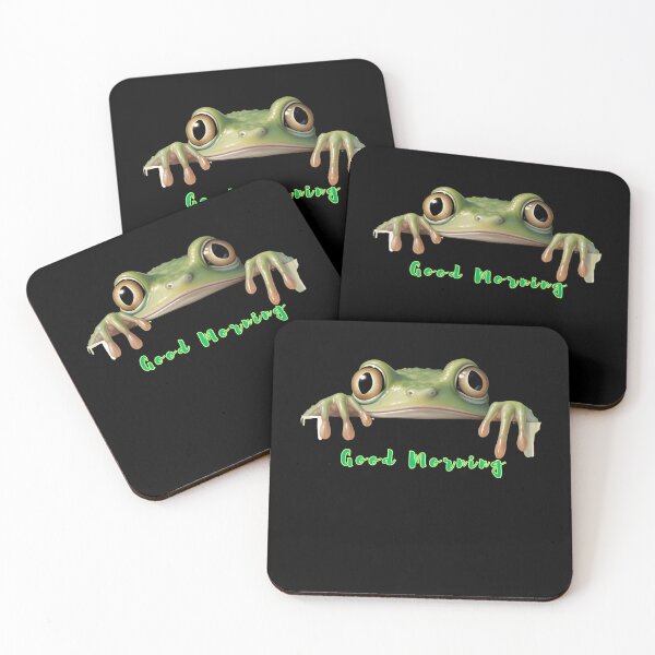 Item preview, Frog Good Morning designed and sold by rafal12345.