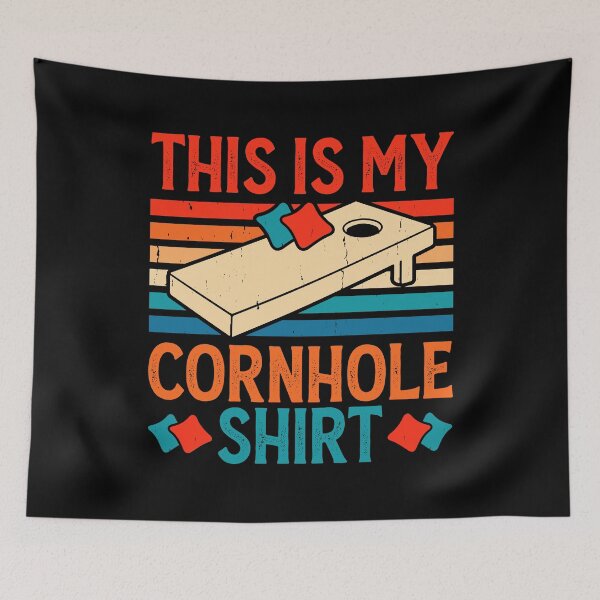 Item preview, This Is My Cornhole Shirt Retro Design - Baggo Team Bean Bag Toss Game - Funny Cornhole Player Vintage designed and sold by naworas.
