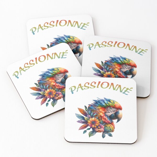 Item preview, Passionate floral parrot designed and sold by YANNISQ49.