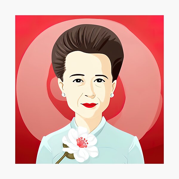 Item preview, Simone de Beauvoir | cute style designed and sold by ComicsFactory.