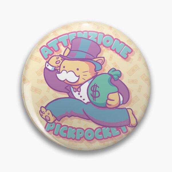 Item preview, Attenzione Pickpocket designed and sold by piratadandi.