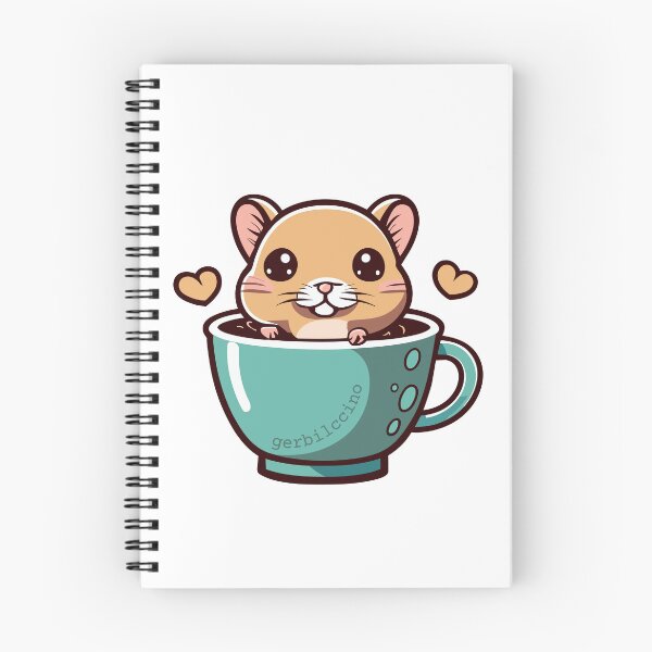 Item preview, Heartwarming Sips: Gerbilccino Bliss designed and sold by EmeraldeaArt.