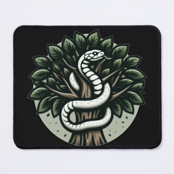 Item preview, snake on a leaf designed and sold by MiroArtAbstra.